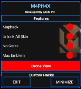 m4ph4x vip mod menu