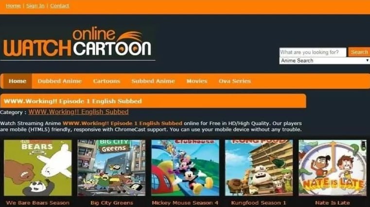 WatchCartoonOnline: Watch Cartoon and Anime Series for Free