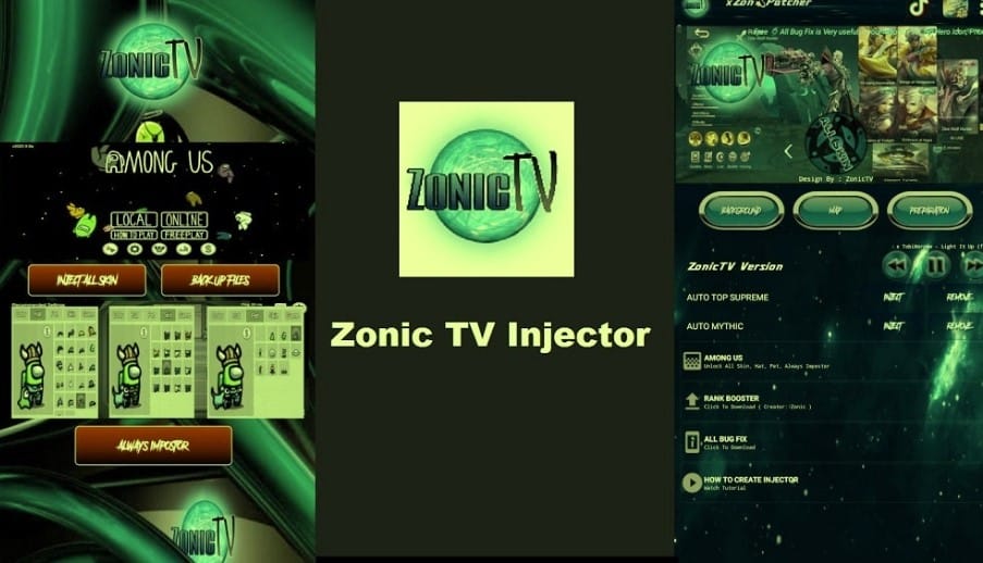 zonic tv injector ml hack
